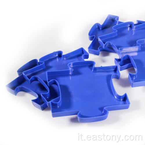 Vassoi di classificazione a forma di puzzle in plastica a forma di puzzle
